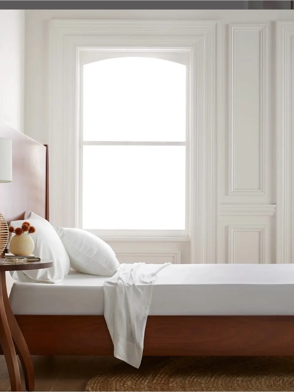 Quince Bamboo Sheet Set - King - Color: White NWOT